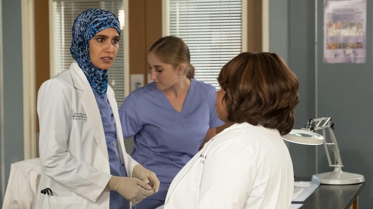 Sophia Ali playing Dr. Dahlia Qadri on 'Grey's Anatomy' 