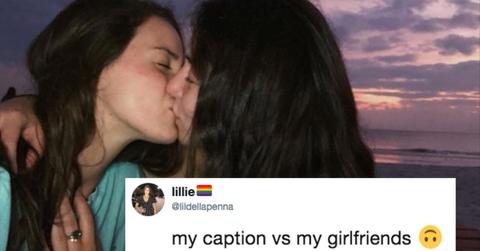 Girlfriends Posted The Same Picture With Very Different Captions And Everyone Is Giggling