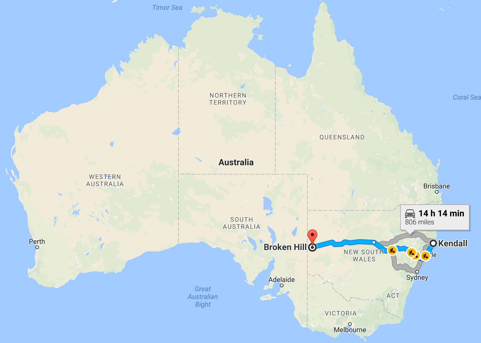 12-Year-Old Australian Boy Drives 800 Miles By Himself Before Getting ...