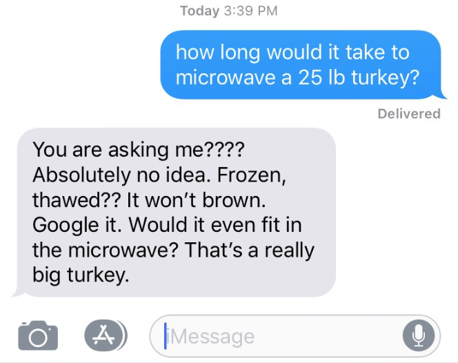 microwave turkey challenge