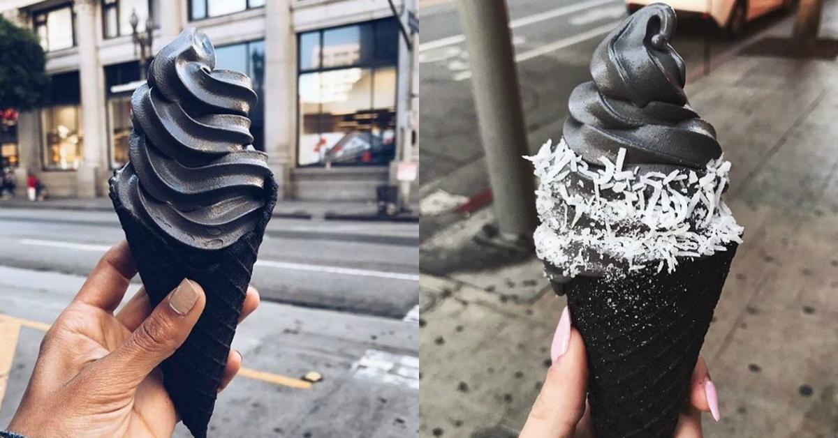 You Can Now Buy Goth Ice Cream That's As Black As Your Soul