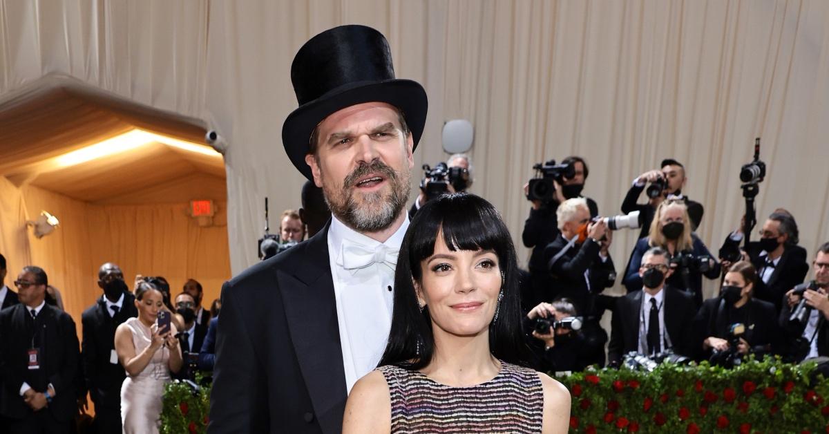 David Harbour and Lily Allen