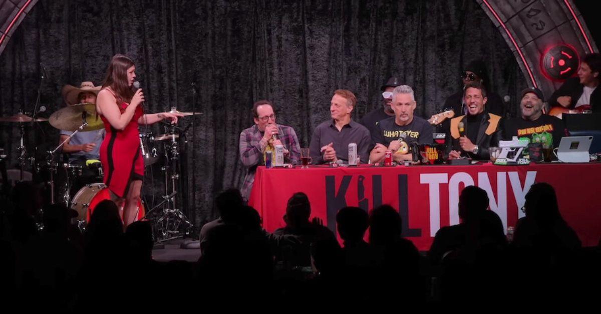 A recorded 'Kill Tony' podcast on Netflix.