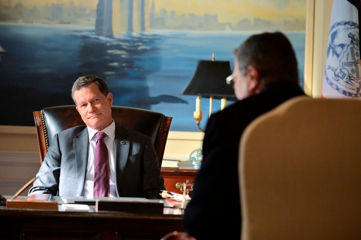 Dylan Walsh as Mayor Peter Chase on 'Blue Bloods'