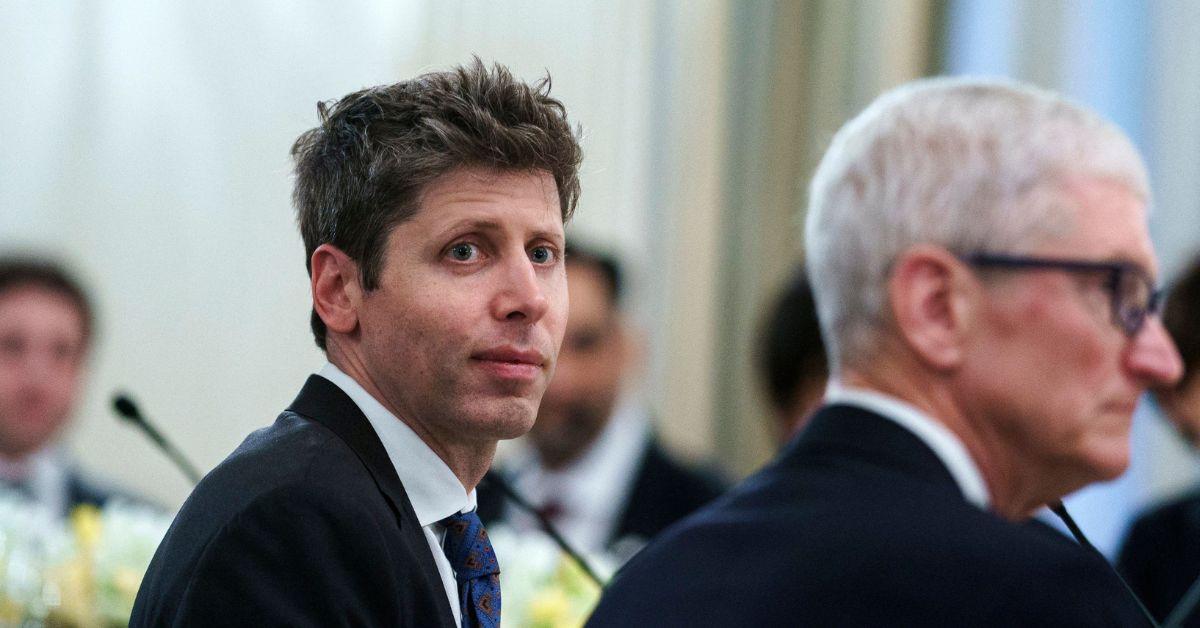 OpenAI CEO Sam Altman at a White House event in 2025. 