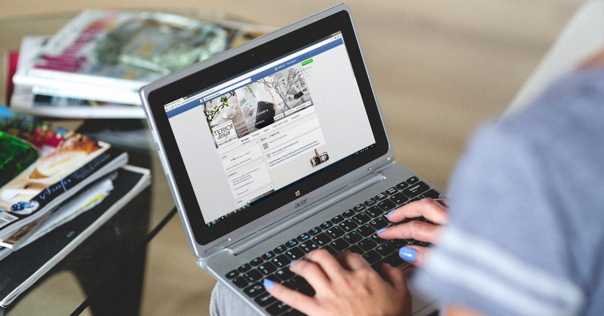Woman on her laptop