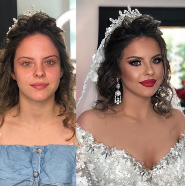 bride makeup