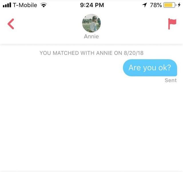 tinder pick up lines annie