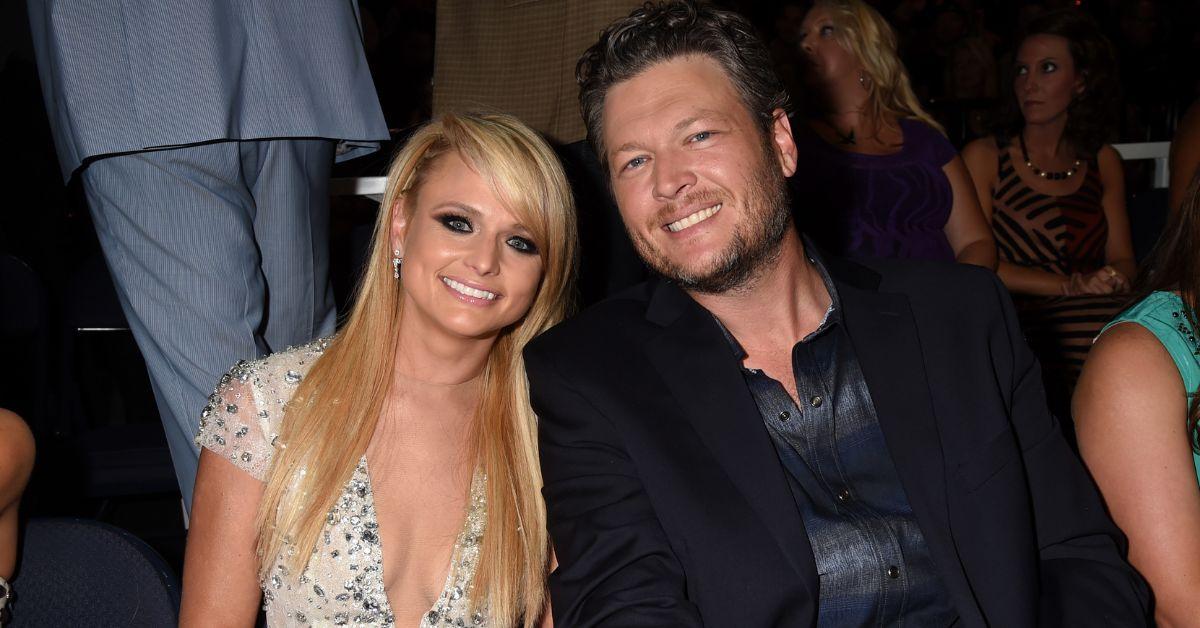 Miranda Lambert and Blake Shelton attend the 2014 CMT Music awards