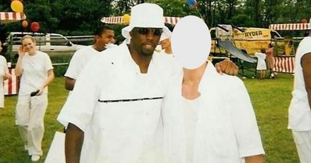 Diddy drapes arm around 16-year-old boy he allegedly sexually assaulted at Hamptons white party