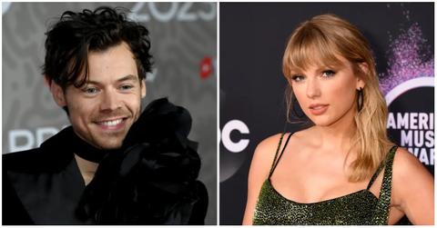 Harry Styles and Taylor Swift attending events separately.