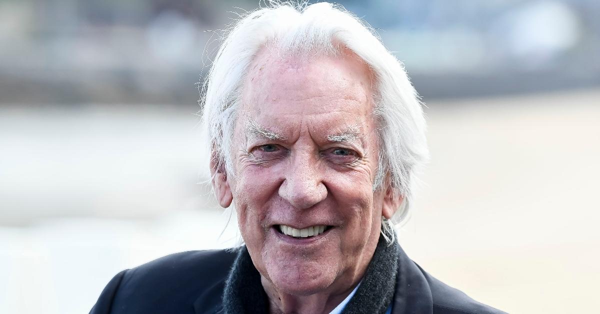 Donald Sutherland attends 'The Burnt Orange Heresy (Una Obra Maestra)' photocall during 67th San Sebastian International Film Festival