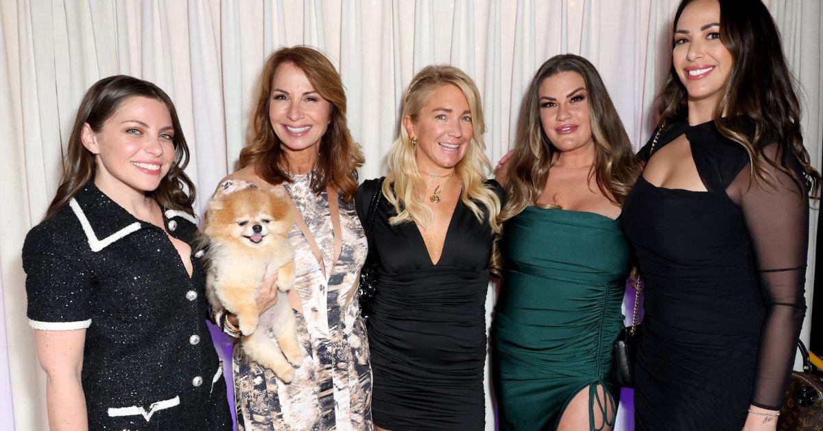 Ally Shapiro, Jill Zarin, a guest, Brittany Cartwright and Kristen Doute at 'The GOAT' premiere party