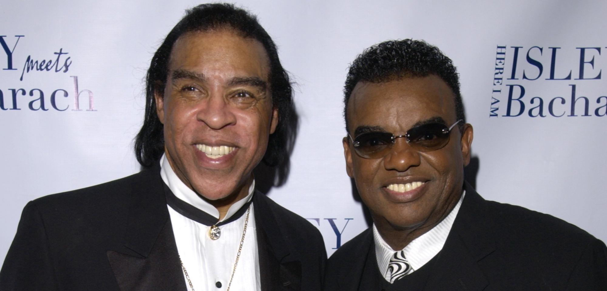 Rudolph and Ronald Isley (brothers) during "Isley Meets Bacharach" Record Release Party.