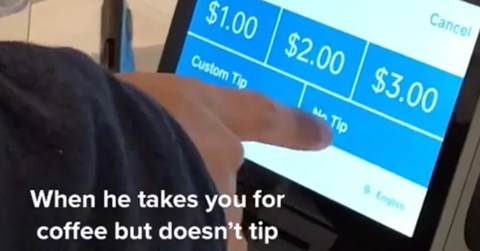 TikTok Coffee No Tip Date