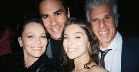 Hailee Steinfeld and her parents, Peter and Cheri Steinfeld, and her brother, Griffin Steinfeld