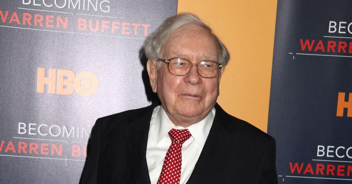 Warren Buffett at the world premiere of "Becoming Warren Buffett'