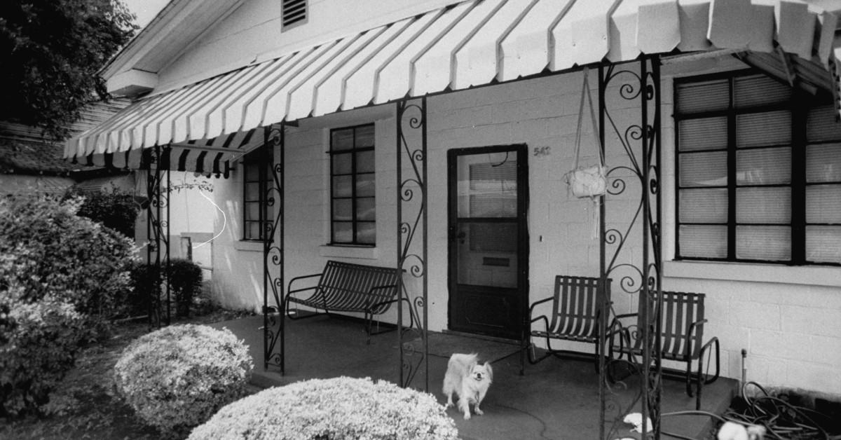 Leola Thomas Williams' cinderblock house in Savannah