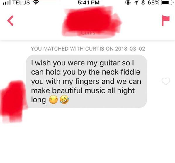 People Share The Worst Pickup Lines Ever On Tinder Nightmares Instagram Page