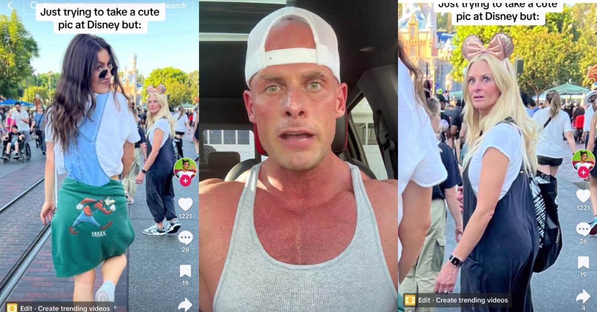 Joey Swoll's viral video of him calling out woman who said "Disney Karens" ruined her photos.