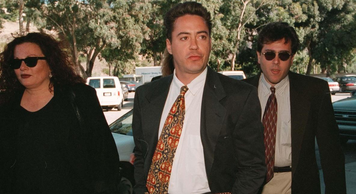 robert downey jr jail