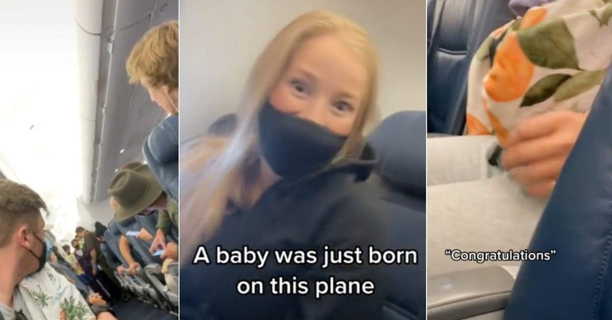 Woman Gives Birth Mid Flight On Tiktok — Watch The Video Here