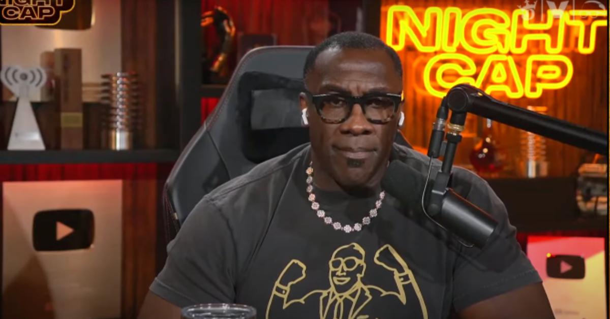 Shannon Sharpe on his 'Nightcap' podcast in September 2024.