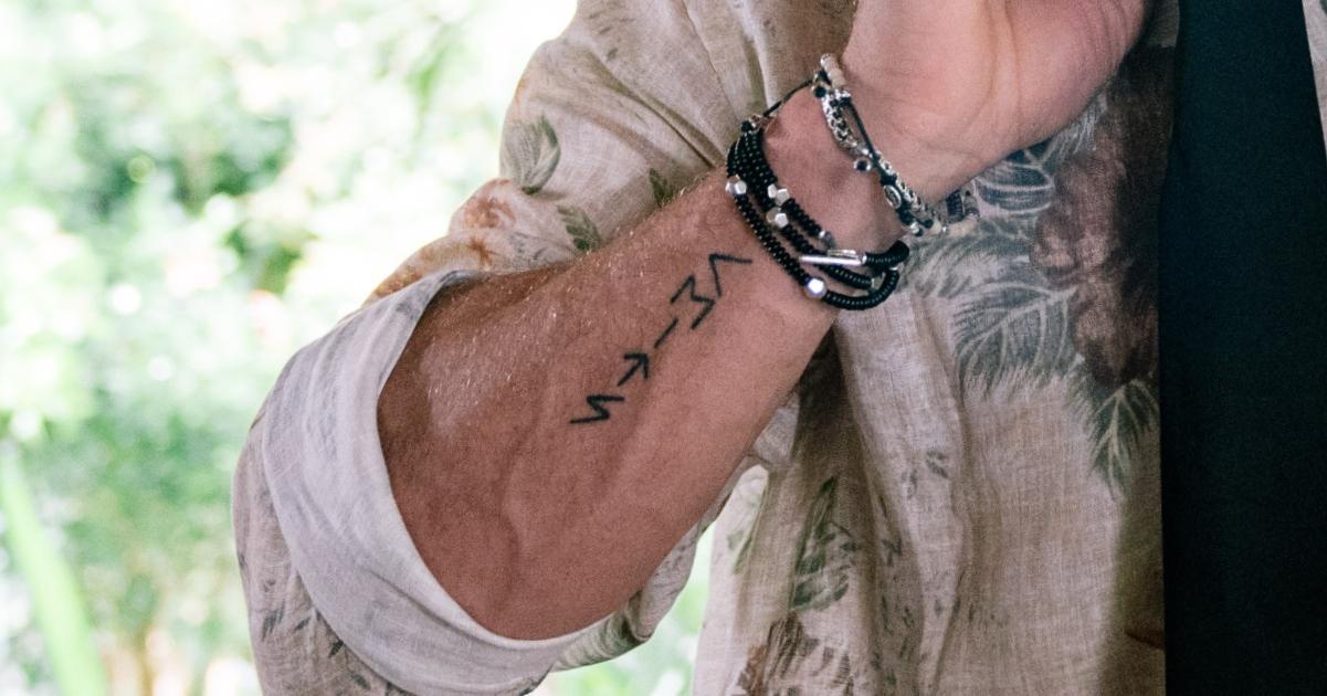 Chris Hemsworth's right forearm tattoo