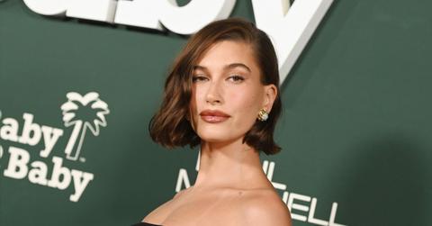 Hailey Bieber at the 2023 Baby2Baby Gala held on Nov. 11, 2023