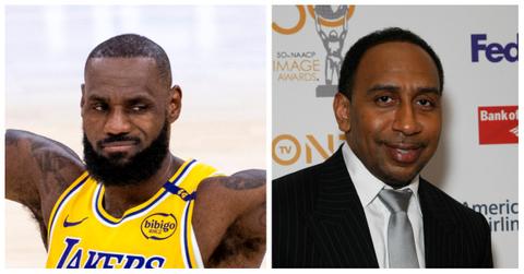 LeBron James and Stephen A Smith