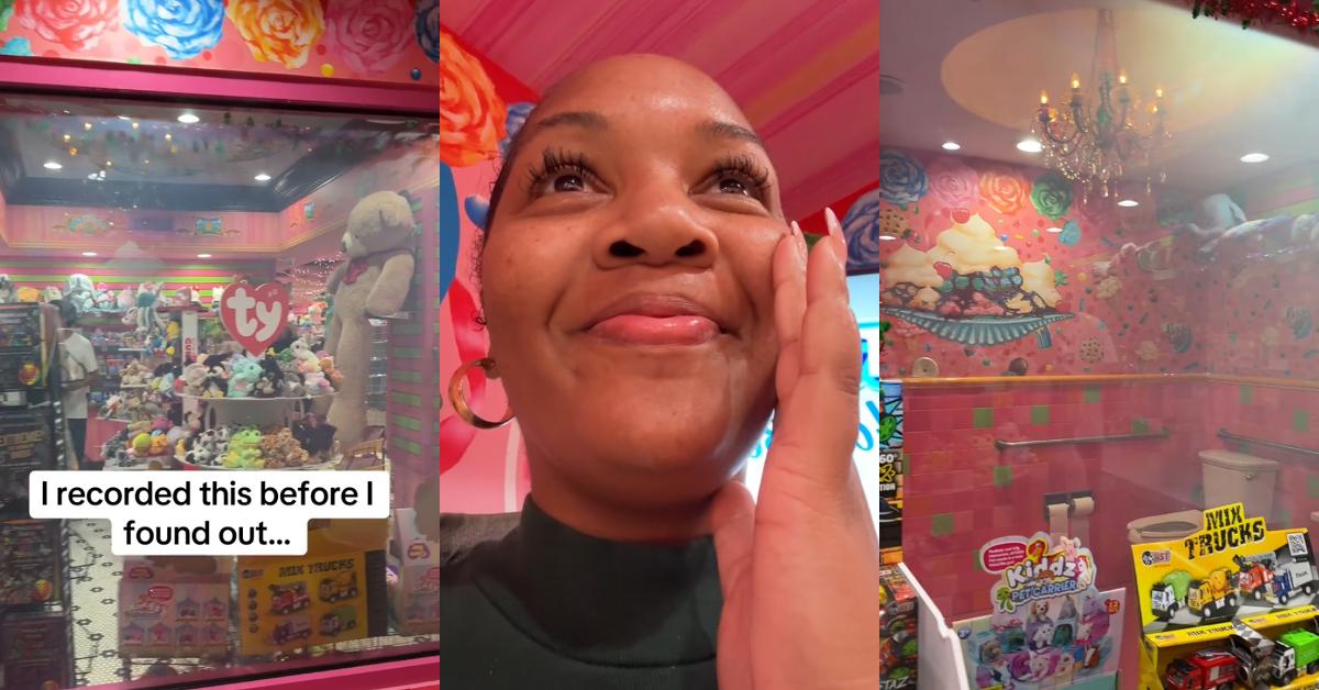 See-Through Window at Candy Store Leaves Influencer Shocked