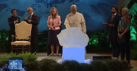 Why Did the Pope Bless a Block of Ice?
