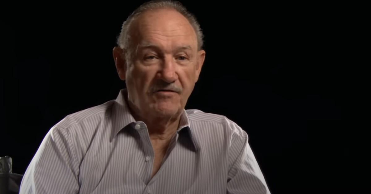 Gene Hackman doing an interview on YouTube