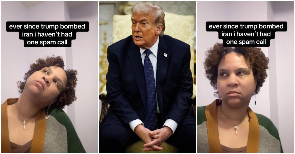 Woman Claims Her Spam Calls Stopped After U.S. Attacked Iran