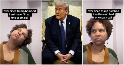 Woman Claims Her Spam Calls Stopped After U.S. Attacked Iran