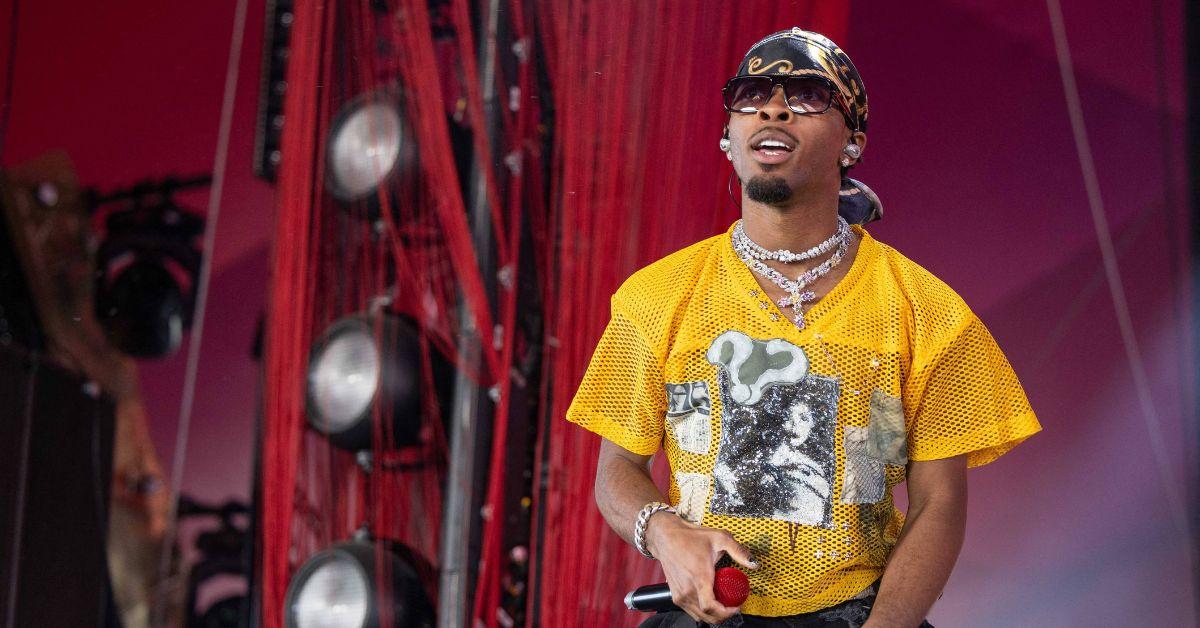 D4vd performing at Coachella in 2025.