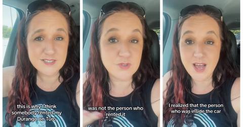 A woman describes her experience with a Turo car parts scam