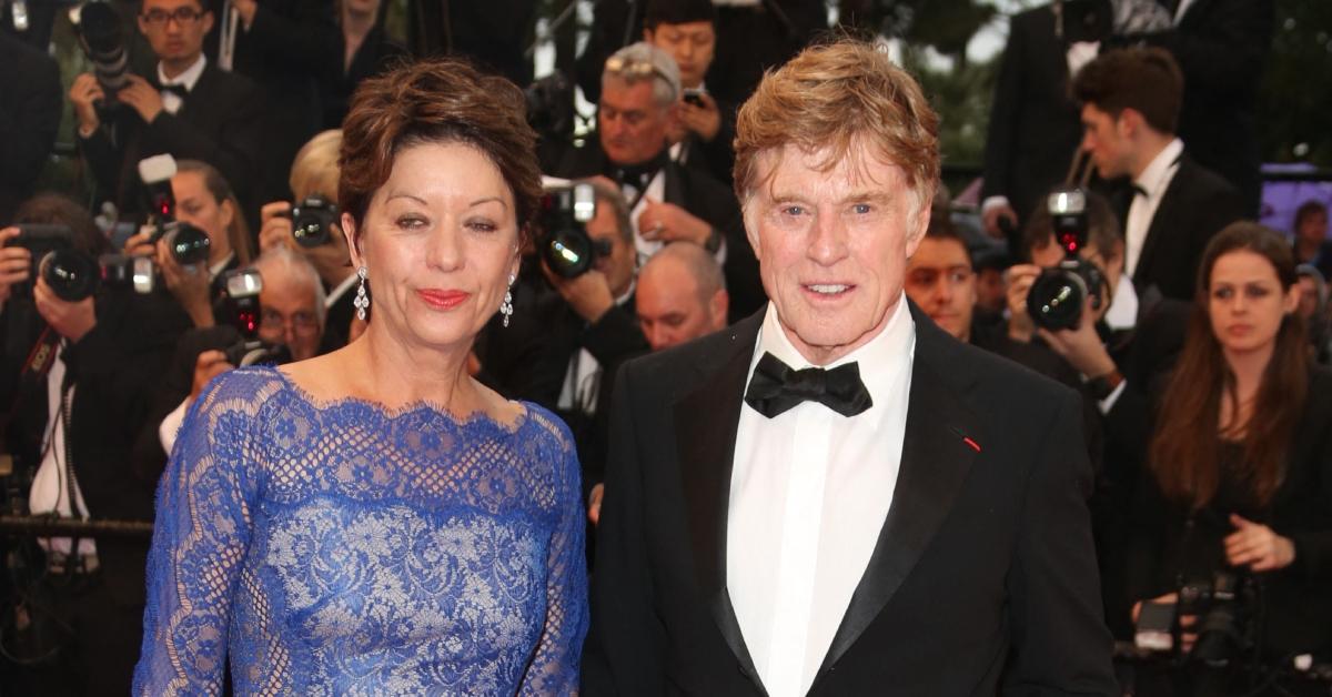 (l-r): Sybylle Szaggars and Robert Redford 