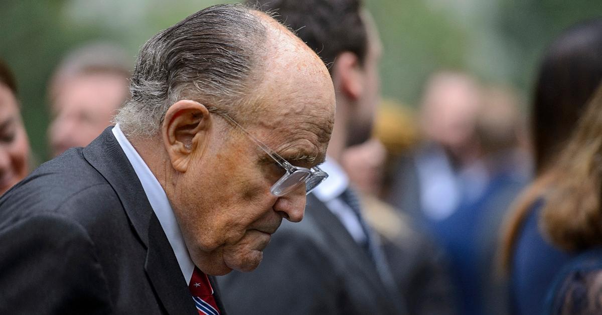 Rudy Giuliani attends 9/11 service