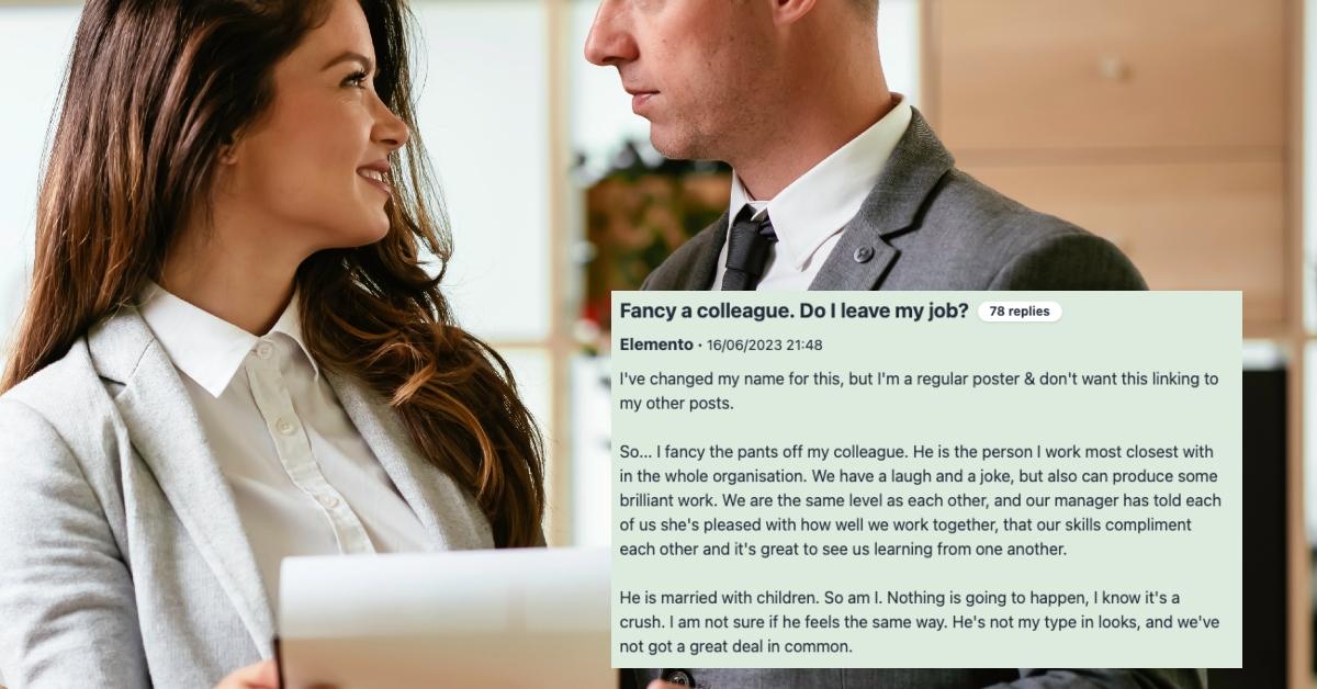 Married Woman Has A Crush On Co Worker — Should She Quit