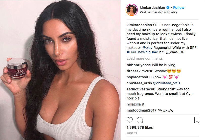 kim kardashian influencer