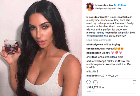 kim kardashian influencer