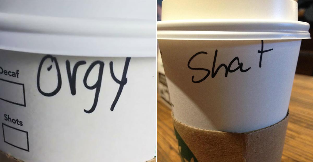 Funny Starbucks Name Fails