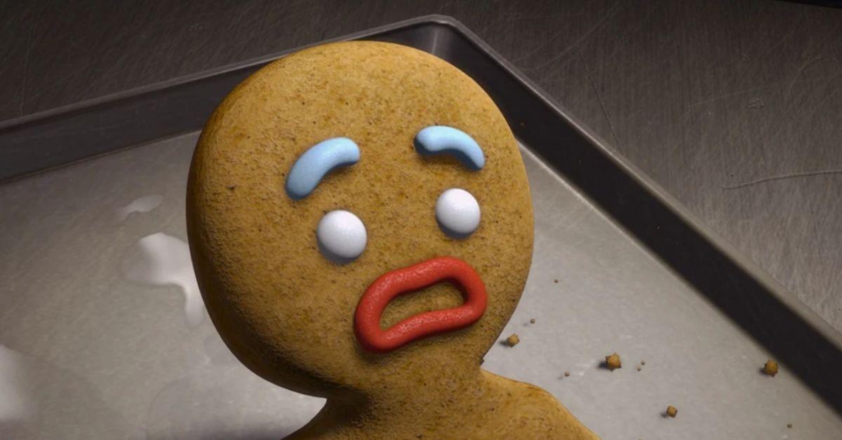 The Gingerbread Man being tortured in Shrek.