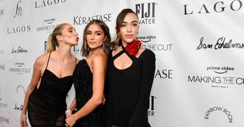 (l-r): Aurora Culpo, Olivia Culpo, and Sophia Culpo
