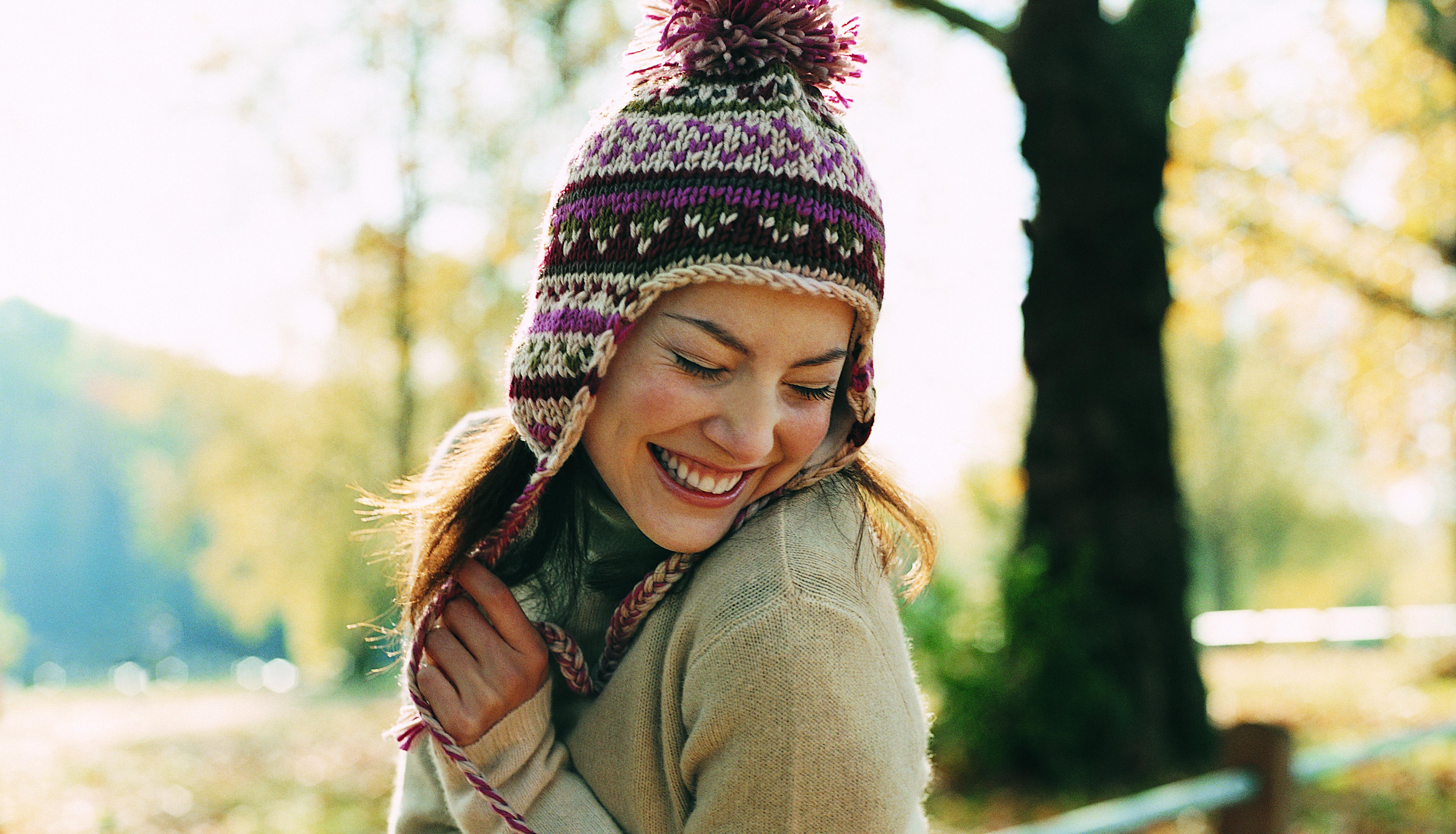 Girl smiling