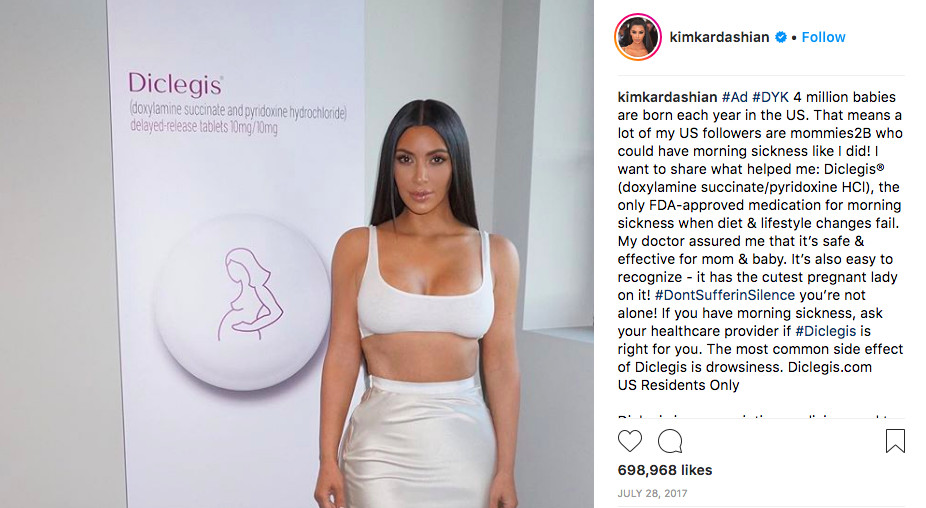 kim kardashian instagram ad