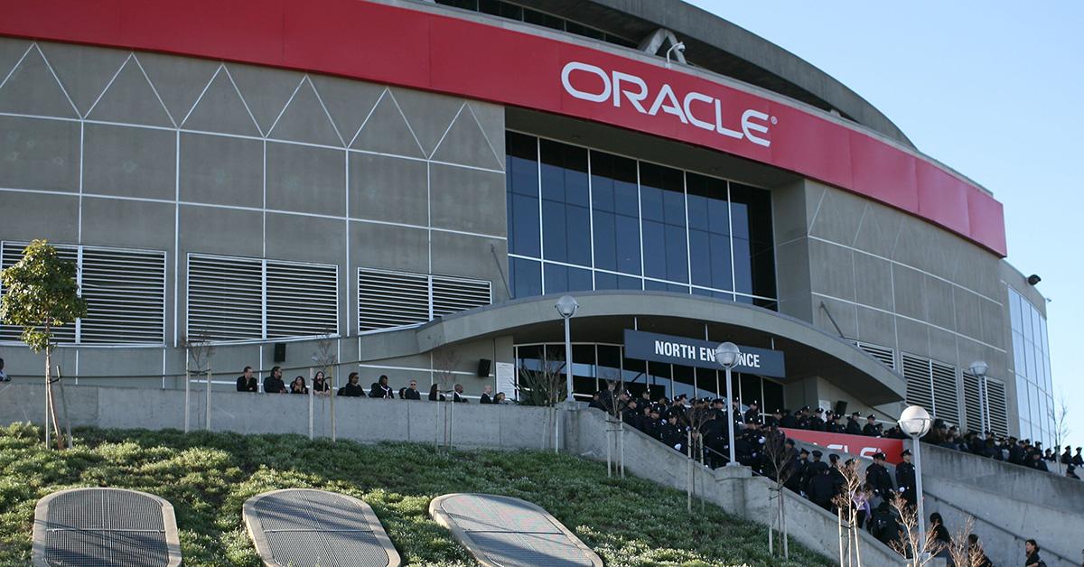 Oracle arena in 2009. 