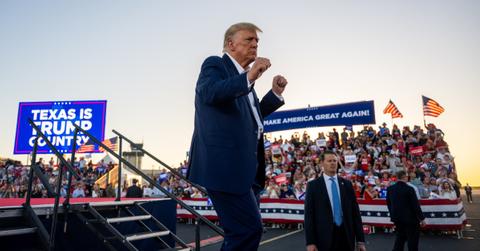 Former president Donald Trump