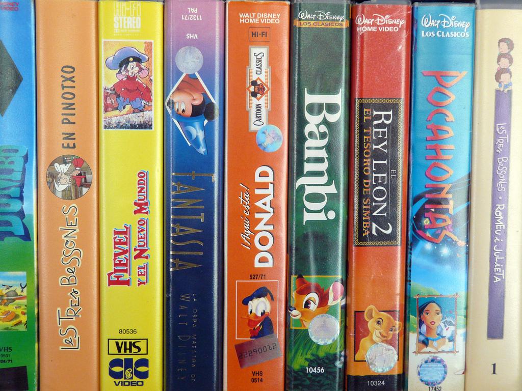 disney vhs tapes